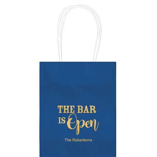 The Bar is Open Mini Twisted Handled Bags